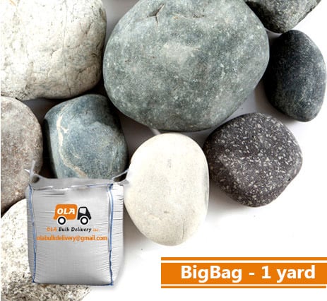 2-6″ (50-150Mm) Round River Rock For Sale– Big Bag